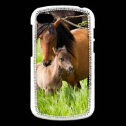 Coque Blackberry Q10 Cheval et poulain