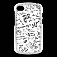 Coque Blackberry Q10 Mélange de mots