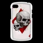 Coque Blackberry Q10 Carte Tête de mort Carreau