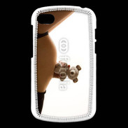 Coque Blackberry Q10 Femme enceinte avec peluche