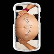 Coque Blackberry Q10 Femme enceinte ventre 