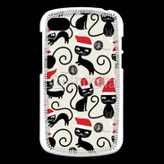 Coque Blackberry Q10 Fond chat noir Noël