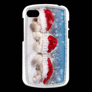 Coque Blackberry Q10 3 chatons Noël