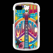 Coque Blackberry Q10 Peace love music 3