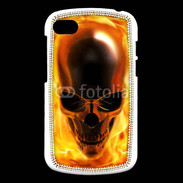 Coque Blackberry Q10 crâne en feu