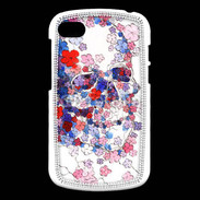 Coque Blackberry Q10 Skull en fleurs