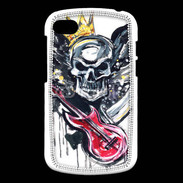Coque Blackberry Q10 Tête de mort et guitare