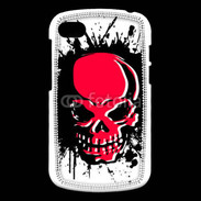 Coque Blackberry Q10 Tête de Mort en Rouge et Noir