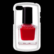 Coque Blackberry Q10 Vernis rouge esthéticienne