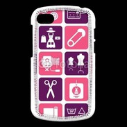 Coque Blackberry Q10 Fond symboles couturière