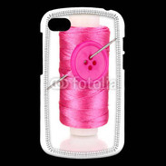 Coque Blackberry Q10 Fil à couture rose 