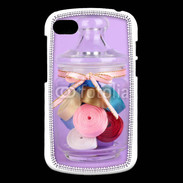 Coque Blackberry Q10 Bonbonne de ruban couture 