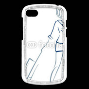 Coque Blackberry Q10 Hôtesse de l'air 2