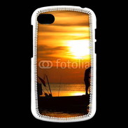 Coque Blackberry Q10 Couché de soleil pêcheur