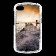 Coque Blackberry Q10 Filet de pêche sur ponton pêcheur