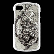 Coque Blackberry Q10 Visage de guerrier en dessin 50