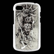 Coque Blackberry Q10 Visage de guerrier en dessin 52