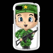 Coque Blackberry Q10 Cute cartoon illustration of a soldier