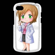 Coque Blackberry Q10 Cute cartoon illustration of a waiter