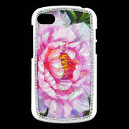 Coque Blackberry Q10 Fleur en peinture