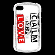 Coque Blackberry Q10 Keep calm et love me