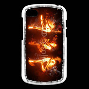 Coque Blackberry Q10 Danseuse feu