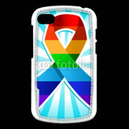 Coque Blackberry Q10 Rainbow Pride Ribbon