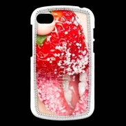 Coque Blackberry Q10 Fraise et bouche