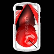 Coque Blackberry Q10 Cerise et bouche 2