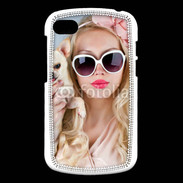Coque Blackberry Q10 Femme glamour avec chihuahua