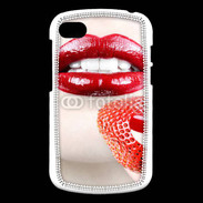 Coque Blackberry Q10 Bouche sexy rouge à lèvre gloss rouge fraise