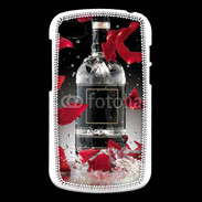 Coque Blackberry Q10 Bouteille alcool pétales de rose glamour