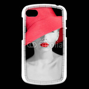Coque Blackberry Q10 Femme élégante en noire et rouge 10