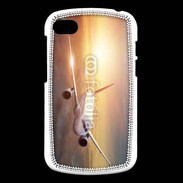 Coque Blackberry Q10 Avion de ligne au coucher de soleil