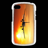 Coque Blackberry Q10 Avion de ligne et couché de soleil