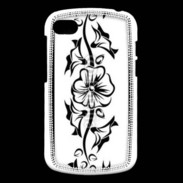 Coque Blackberry Q10 Tatouage de fleurs 5