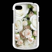 Coque Blackberry Q10 Rose blanche et rose 5