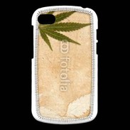 Coque Blackberry Q10 Fond cannabis vintage