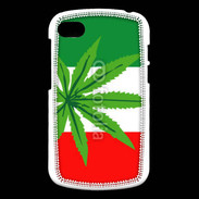 Coque Blackberry Q10 Drapeau italien cannabis
