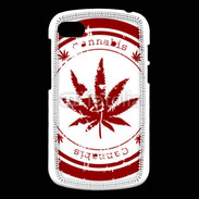 Coque Blackberry Q10 Red stamp with marijuana leaf