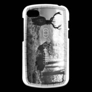 Coque Blackberry Q10 Cerf en noir et blanc 150