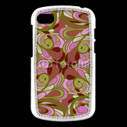 Coque Blackberry Q10 Ensemble floral Vert et rose
