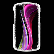 Coque Blackberry Q10 Abstract multicolor sur fond noir