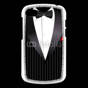 Coque Blackberry Q10 Illustration smoking noir rayé