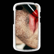 Coque Blackberry Q10 bouche homme rouge
