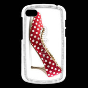 Coque Blackberry Q10 escarpin petits pois