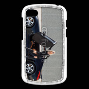 Coque Blackberry Q10 Femme blonde sexy voiture noire 3