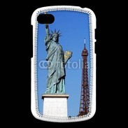 Coque Blackberry Q10 Statue de la liberté et tour Eiffel