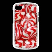 Coque Blackberry Q10 Bonbons rouges et blancs