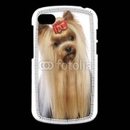 Coque Blackberry Q10 Yorkie de face